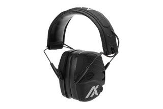 AXIL TRACKR Electronic Earmuffs has a cushioned headband for comfort.